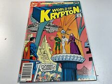 De colección JULIO NO. 1 cómic 1979 de DC COMICS World of Krypton Superman segunda mano  Embacar hacia Argentina