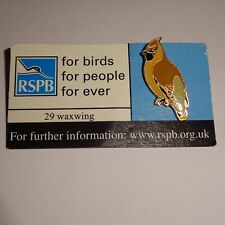 Rspb pin badge for sale  BASILDON