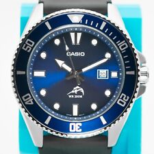 Relógio de mergulho analógico Casio - Data - Moldura rotativa - Azul - MDV 106B 2AV CF comprar usado  Enviando para Brazil