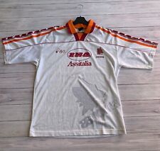 AS Roma 1995-1996 Away Camiseta Fútbol Camiseta Camiseta Camiseta Asics, usado segunda mano  Embacar hacia Mexico