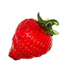 Crystal strawberry figurine for sale  Shipping to Ireland