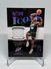 2021-22 Panini Noir Icons Shawn Kemp Jersey Basketball Card #'d 12/99 Sonics SP for sale  Cottage Grove