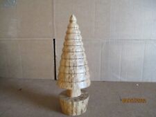 Vintage Wood Turned Christmas Tree 7.5'' Tall for sale  DUDLEY