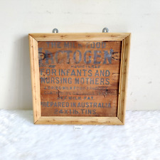 Used, 1930s Vintage Nestle Lactogen Milk Food Advertising Wooden Sign Board Rare W882 for sale  Shipping to South Africa