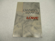 Owner manual lowe for sale  Suamico
