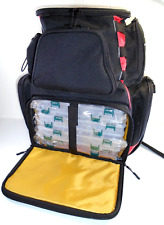 Piscifun Fishing Tackle Backpack w/ 4 Large Trays Waterproof Tackle Box Bag BLK for sale  Shipping to South Africa