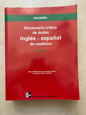 Diccionario crítico de dudas inglés-español de medicina, usado segunda mano  Embacar hacia Argentina
