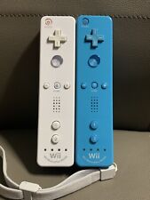 Controle remoto Nintendo OEM Wii branco azul Motion Plus testado comprar usado  Enviando para Brazil