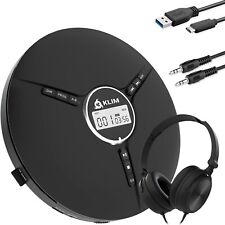 Usado, Leitor portátil de CD/MP3/USB da KLIM Discman com bateria embutida + FONES DE OUVIDO GRÁTIS comprar usado  Enviando para Brazil