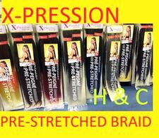 XPRESSION (X-PRESSION) PRE-STRETCHED-ULTRA-BRADING HAIR-ALL COLOURS-46"-160gm!!! for sale  Shipping to South Africa