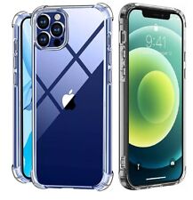 For iPhone 13 12 11 Pro Max Mini XS XR X 8 7 6 Plus Clear Case Shockproof Cover for sale  South El Monte