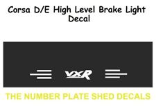 Adesivo CORSA D/E DECALQUE DE LUZ DE FREIO DE ALTO NÍVEL (VXR) comprar usado  Enviando para Brazil