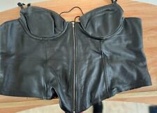 Black real leather for sale  ABINGDON