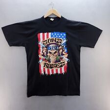 Vintage Guns N Roses T-shirt Large Tour 1991 Koncert Double Side lata 90. Brockum na sprzedaż  Wysyłka do Poland