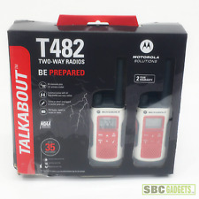 Rádio bidirecional Motorola Solutions Talkabout T482, pacote com 2 - Leia a descrição comprar usado  Enviando para Brazil