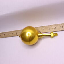 Topper de bola de bandeira acabamento dourado 1/2" eixo x 3" largura comprar usado  Enviando para Brazil