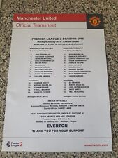Teamsheet premier league for sale  GREAT YARMOUTH