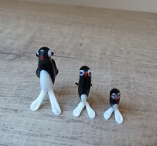 Pingouins miniatures verre d'occasion  Saint-Lambert-du-Lattay