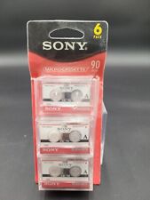 Sony Microcassette Tapes 90 Minutes 5 Pack MC-90 Open Pack 1 Missing NOS, used for sale  Shipping to South Africa