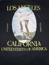 H&M Dividida Hombre Camisa Grande Los Ángeles California EE. UU. Patineta, usado segunda mano  Embacar hacia Argentina