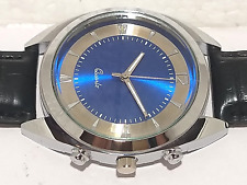 Relógio de pulso masculino quartzo mostrador cor azul feito na Índia display analógico boa aparência comprar usado  Enviando para Brazil