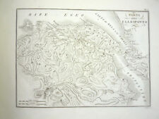1825 antica mappa usato  Cremona