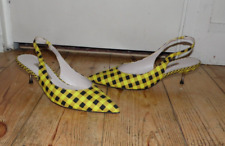 zara yellow shoes for sale  WATFORD