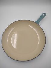 Le Creuset Enameled Cast Iron Omelette 11" Pan ~ Ocean/Sage Ombre for sale  Shipping to South Africa