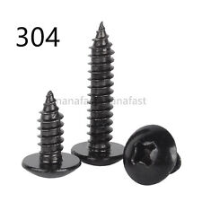 Used, Black 304 Stainless Steel Phillips Cross Truss Head Self Tapping Screw for sale  Shipping to South Africa