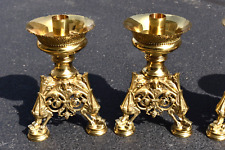 Pair ornate brass for sale  Danbury