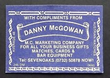Usado, Etiqueta Matchbox Austria Danny McGowan Marketing Co Sevenoaks Kent MG550 comprar usado  Enviando para Brazil