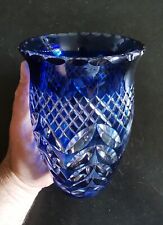 Vase cristal taillé d'occasion  Mirecourt
