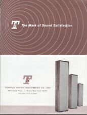 Temple Sound Equipment TS Sound Columns & Lecterns carpeta de ventas 1969 segunda mano  Embacar hacia Argentina