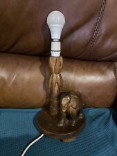 Table lamp wooden for sale  CAMBRIDGE