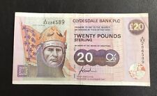 Clydesdale Bank £20 veinte libras 1997 A/AA primer prefijo Goodwin Sig Escocia Reino Unido segunda mano  Embacar hacia Mexico