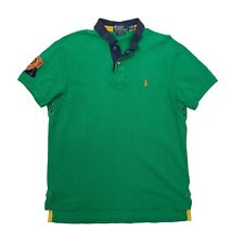 Vintage Polo Ralph Lauren Shirt Mens L Large Custom Fit Indian Canoe Club Patch for sale  Shipping to South Africa