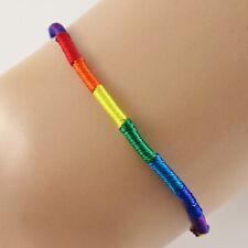 Rainbow friendship bracelet for sale  IPSWICH