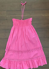 Vestido rosa pudim de ameixa feminino tamanho 8 halter algodão comprar usado  Enviando para Brazil