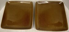 Used, Oneida Horizon 2 Square Dinner Plates 10 3/4" , Brown, Microwave Safe Stoneware for sale  Shipping to South Africa