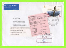 Tristan Da Cunha 2008 1p Petrel na capa de correio aéreo para a Alemanha com postagem devida comprar usado  Enviando para Brazil