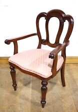 Antique style balloon back carver armchair - desk chair - occasional chair, used for sale  Shipping to South Africa