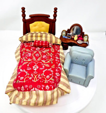 Lote de móveis de quarto Fisher Price Loving Family Twin Time casa de bonecas cômoda de cama comprar usado  Enviando para Brazil