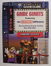 2002 - 03 Nintendo GameCube Game Giants E3 Show Merchandising Display Catálogo #2 segunda mano  Embacar hacia Argentina