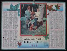 1963 calendrier almanach d'occasion  Nantes-