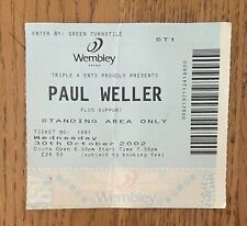 Paul weller concert for sale  RUISLIP