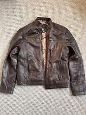 Brown leather jacket for sale  STOURBRIDGE