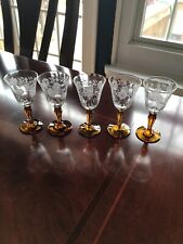 liqueur vintage glasses 3 for sale  Delaware Water Gap