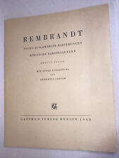 Rembrandt radierungen 1948 gebraucht kaufen  Offenbach