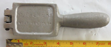 RARE Vintage Used C. Palmer No. 453 Fishing Sinker Mold, West Newton, Pa., used for sale  Shipping to South Africa