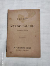 Libretto marino faliero usato  Roma